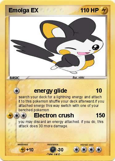 Pokemon Emolga EX