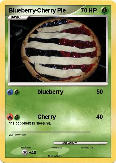 Pokemon Blueberry-Cherry Pie