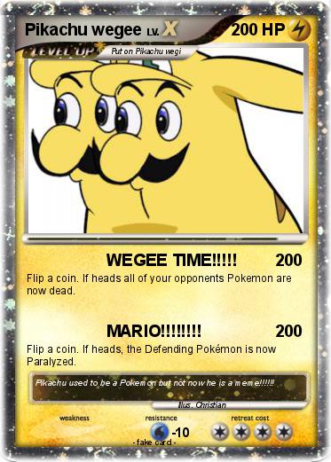 Pokemon Pikachu wegee