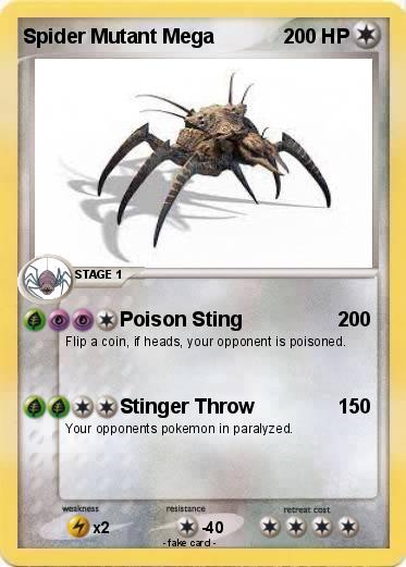 Pokemon Spider Mutant Mega