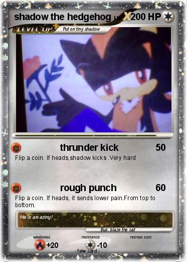 Pokemon shadow the hedgehog