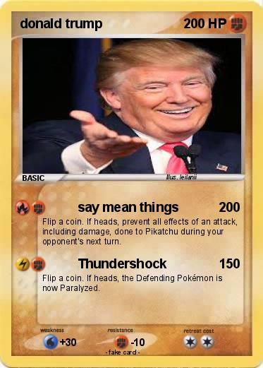 Pokemon donald trump