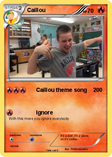 Pokemon Caillou
