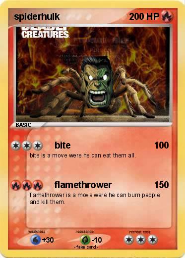 Pokemon spiderhulk