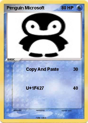 Pokemon Penguin Microsoft