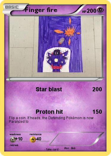 Pokemon Finger fire