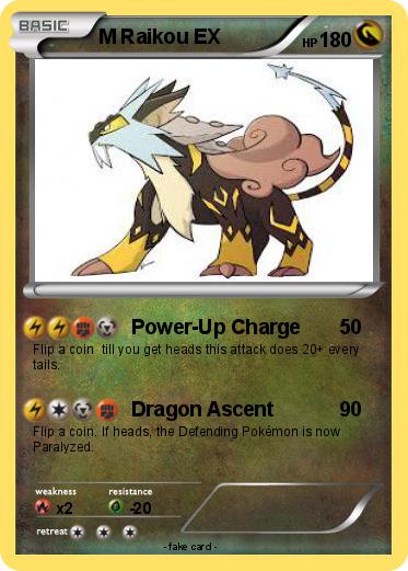 Pokemon M Raikou EX