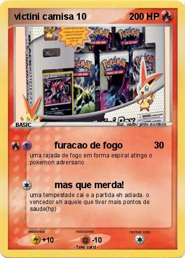 Pokemon victini camisa 10