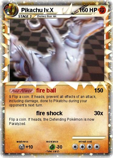 Pokemon Pikachu lv.X