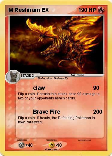 Pokemon M Reshiram EX