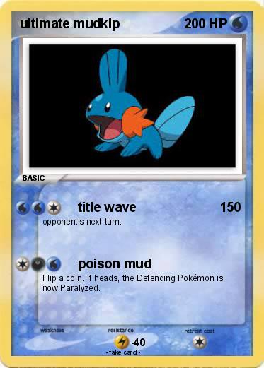 Pokemon ultimate mudkip