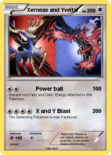 Pokemon Xerneas and Yveltal