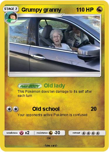 Pokemon Grumpy granny