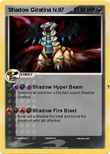 Pokemon Shadow Giratina lv.97      1