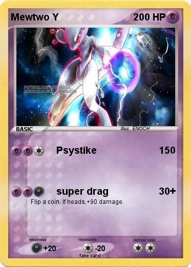 Pokemon Mewtwo Y