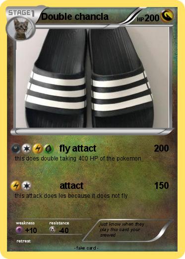 Pokemon Double chancla