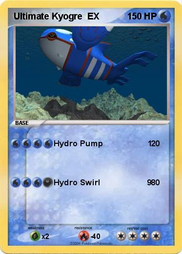 Pokemon Ultimate Kyogre  EX