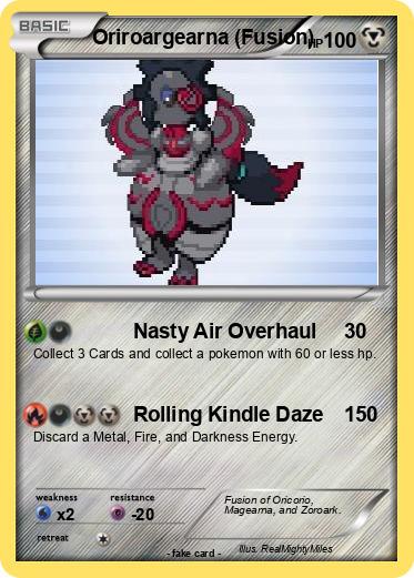 Pokemon Oriroargearna (Fusion)
