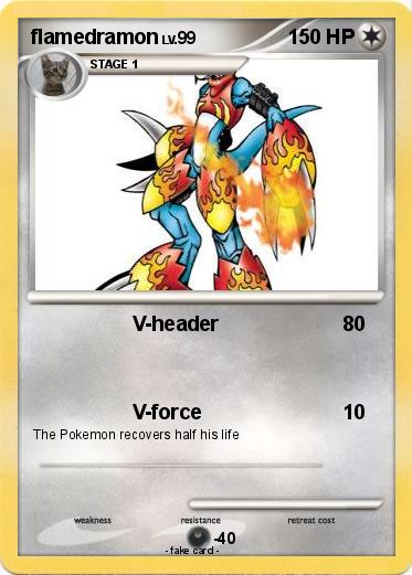 Pokemon flamedramon