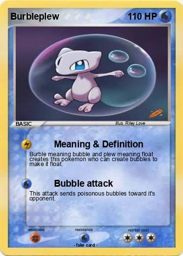 Pokemon Burbleplew