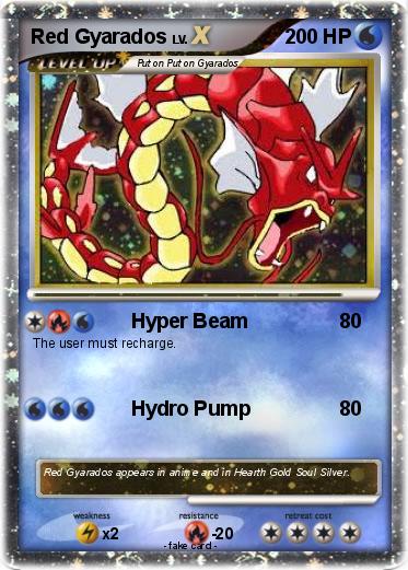 Pokemon Red Gyarados