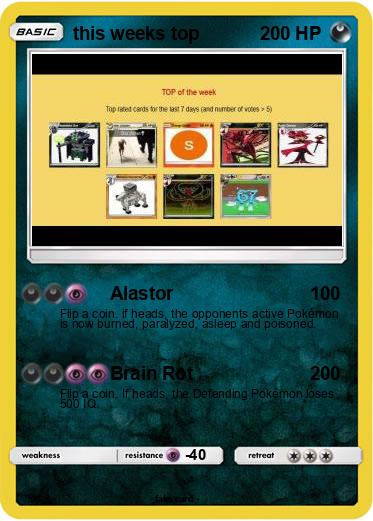 Pokemon this weeks top