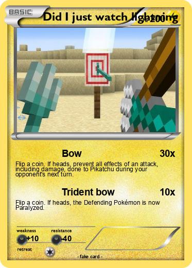 Pokemon Did I just watch lightning
