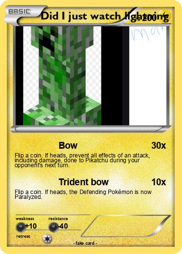 Pokemon Did I just watch lightning