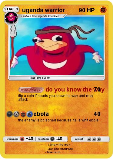 Pokemon uganda warrior