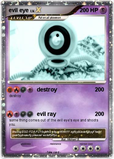 Pokemon evil eye
