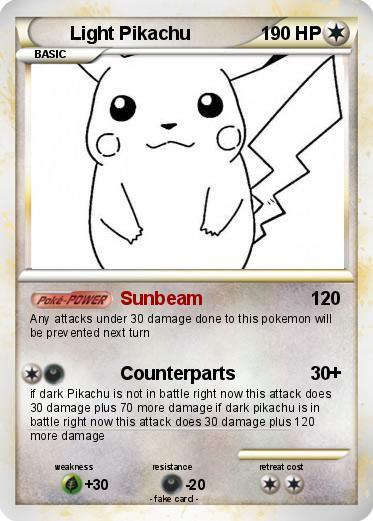 Pokemon Light Pikachu