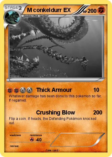 Pokemon M conkeldurr EX