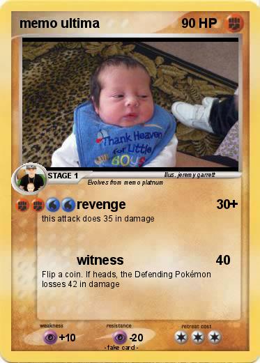 Pokemon memo ultima