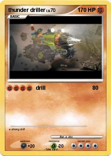 Pokemon thunder driller