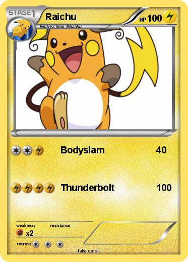 Pokemon Raichu