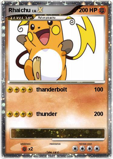 Pokemon Rhaichu