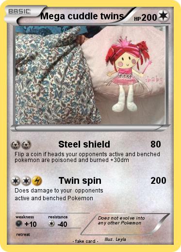 Pokemon Mega cuddle twins