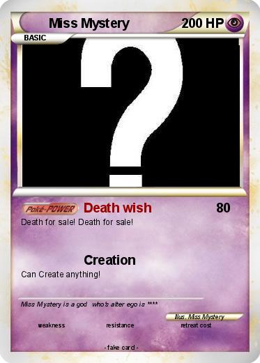 Pokemon Miss Mystery
