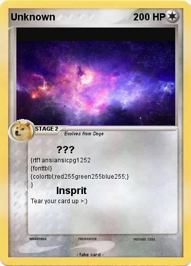 Pokemon Unknown