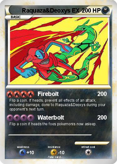 Pokemon Raquaza&Deoxys EX