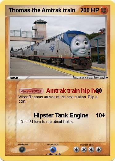Pokemon Thomas the Amtrak train