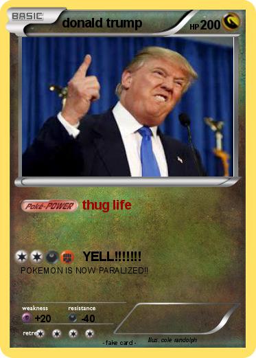 Pokemon donald trump