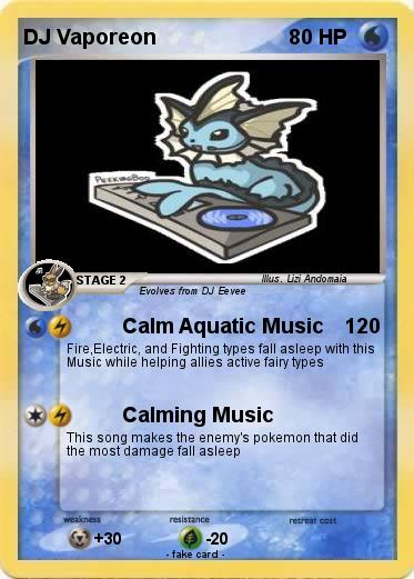 Pokemon DJ Vaporeon