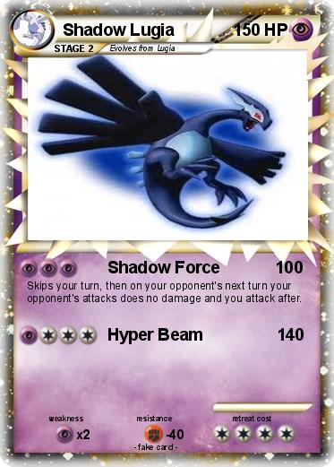 Pokemon Shadow Lugia