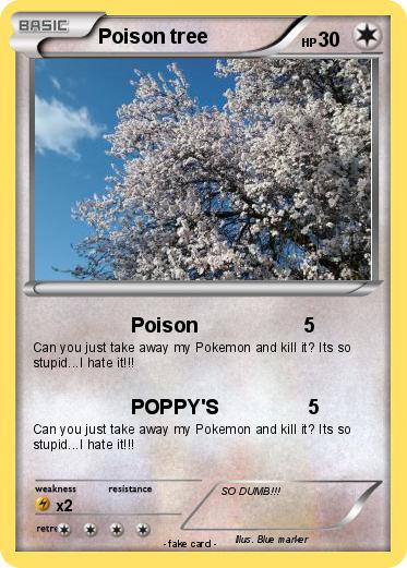 Pokemon Poison tree