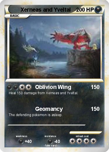 Pokemon Xerneas and Yveltal