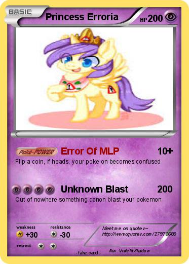 Pokemon Princess Erroria