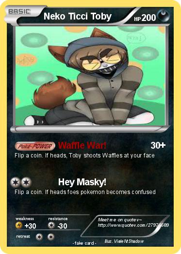 Pokemon Neko Ticci Toby