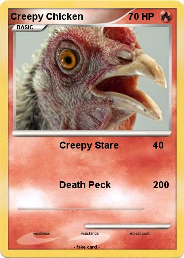 Pokemon Creepy Chicken