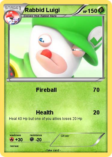 Pokemon Rabbid Luigi